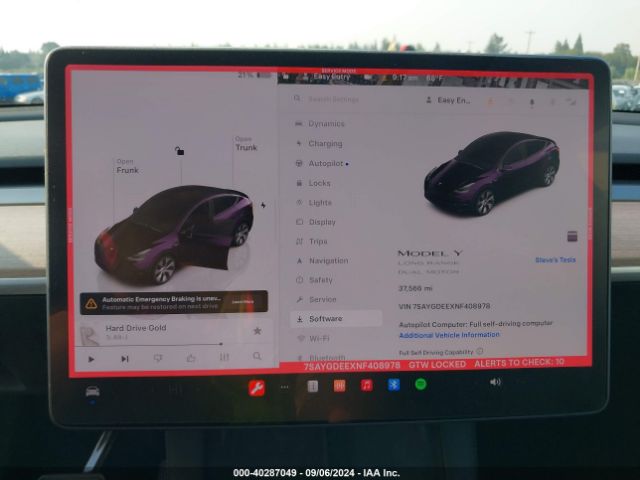 7SAYGDEEXNF408978 Tesla Model Y Long Range Dual Motor All-wheel Drive