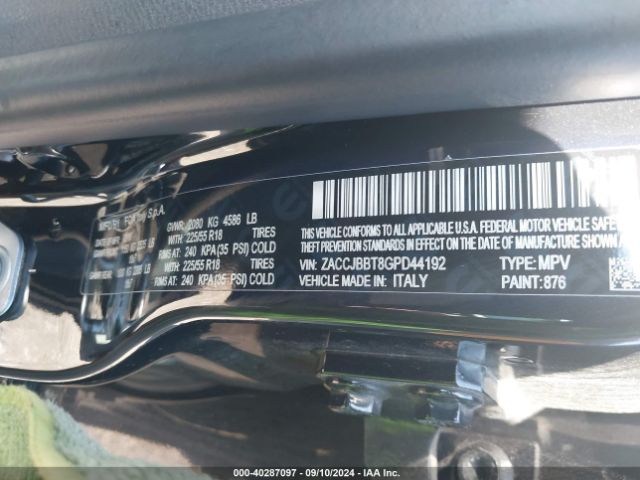 ZACCJBBT8GPD44192 Jeep Renegade Justice