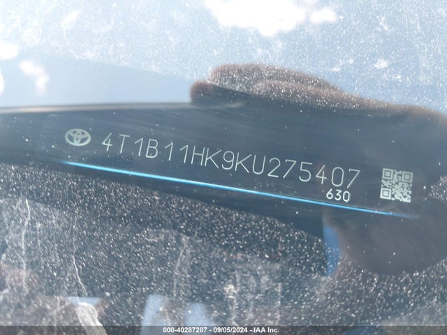 Toyota CAMRY LE 2019 4T1B11HK9KU275407 Image 9