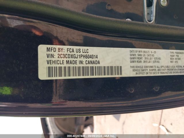 2C3CDXGJ1PH604014 Dodge Charger Scat Pack