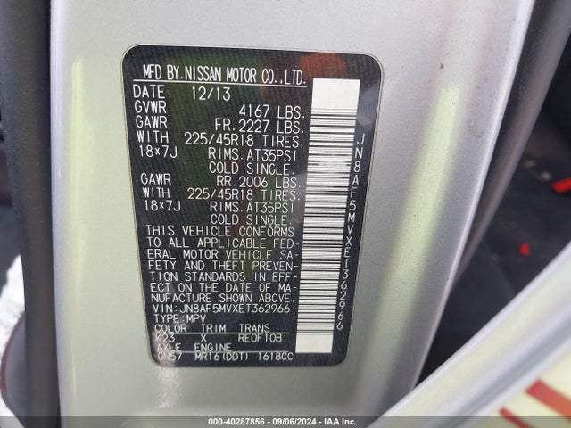 Nissan Juke Nismo 2014 JN8AF5MVXET362966 Image 9