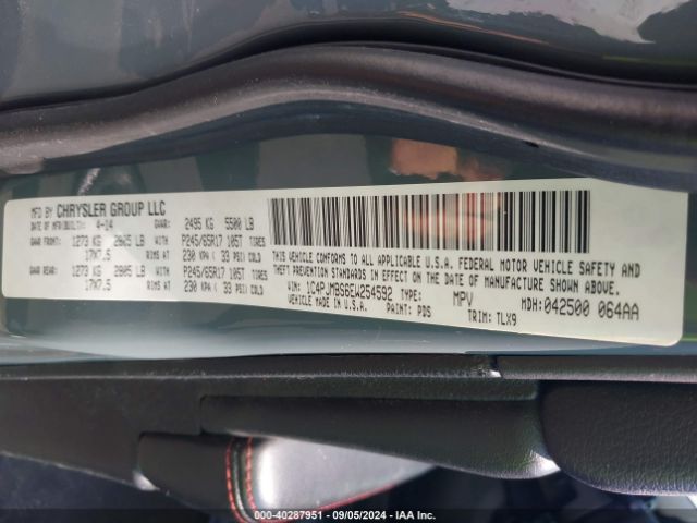 1C4PJMBS6EW254592 Jeep Cherokee Trailhawk