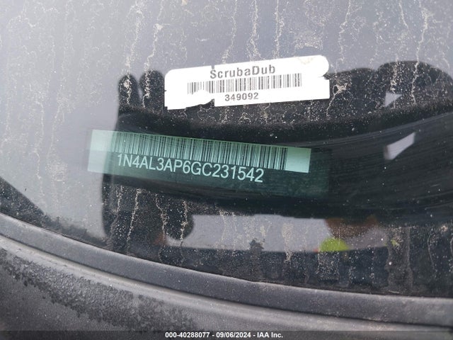 Nissan Altima 2.5/2.5 S/2.5 Sl/2.5 Sr/2.5 Sv 2016 1N4AL3AP6GC231542 Image 11