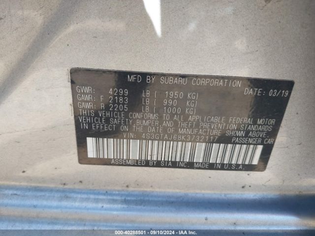 4S3GTAJ68K3732117 Subaru Impreza 2.0i Sport