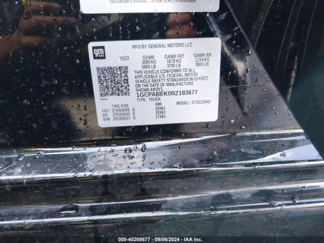 1GCPABEK0RZ183877 Chevrolet Silverado 1500 2wd  Short Bed Custom