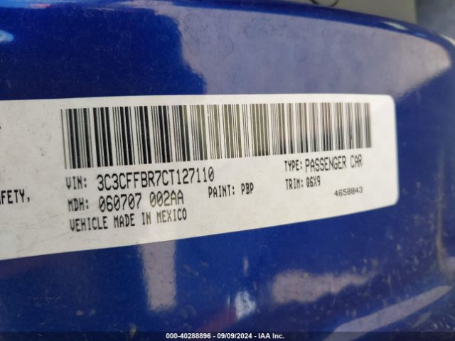 2012 FIAT 500 3C3CFFBR7CT127110 Photo 8