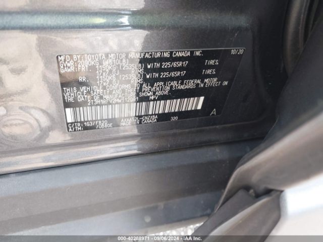 2T3H1RFV2MW112081 Toyota RAV4 LE