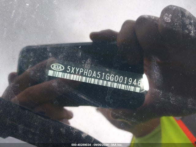 KIA Sorento 3.3l Ex 2016 5XYPHDA51GG001946 Image 9