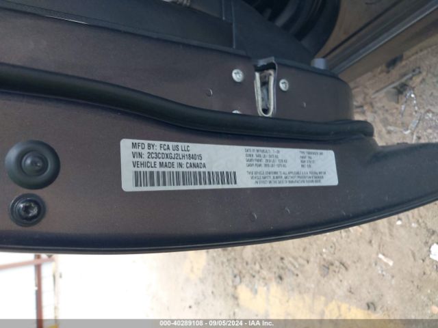 2C3CDXGJ2LH184015 Dodge Charger Scat Pack Rwd