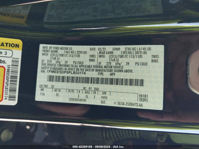 Ford Bronco Wildtrak 2023 1FMEE5DP5PLB33174 Image 9