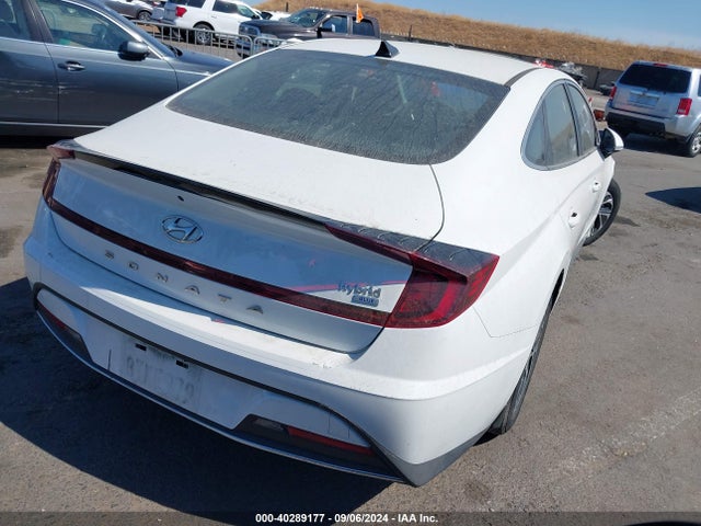 Hyundai Sonata Blue 2021 KMHL24JJ5MA021928 Image 4