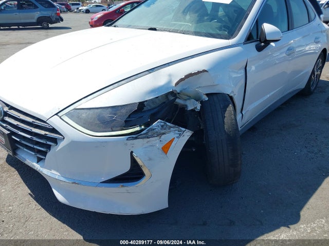 Hyundai Sonata Blue 2021 KMHL24JJ5MA021928 Image 6