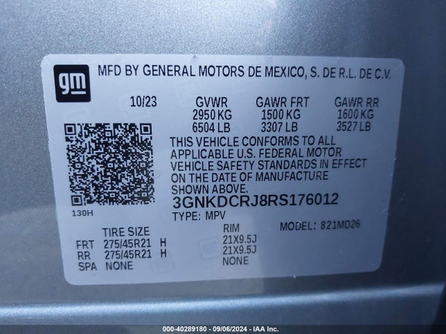 Chevrolet Blazer Ev Eawd Rs 2024 3GNKDCRJ8RS176012 Image 9