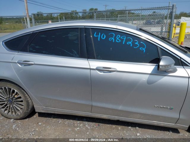 3FA6P0RU6HR190884 Ford Fusion Hybrid Titanium