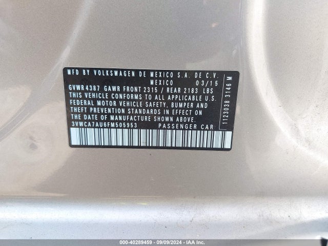 3VWCA7AU6FM505953 Volkswagen Golf Sportwagen Tdi S 4-door