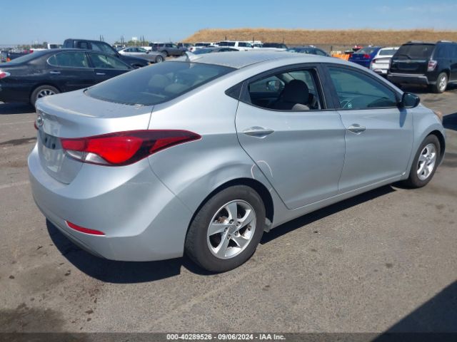 5NPDH4AE3EH478953 Hyundai ELANTRA SE