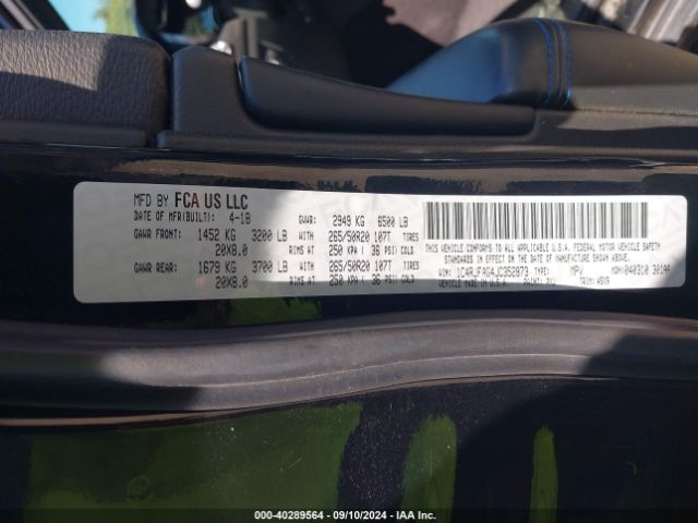 1C4RJFAG4JC352873 Jeep Grand Cherokee Upland 4x4