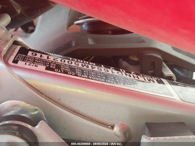 MLHND1654M5002116 Honda Nd16e-8000001
