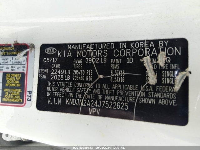 KIA Soul 2018 KNDJN2A24J7522625 Image 9