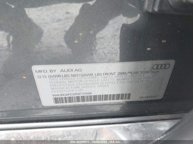 WAURGAFD2EN010488 Audi A8 L 3.0t