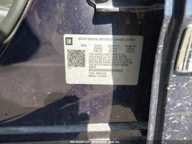 2G1105S34K9154513 Chevrolet Impala Premier