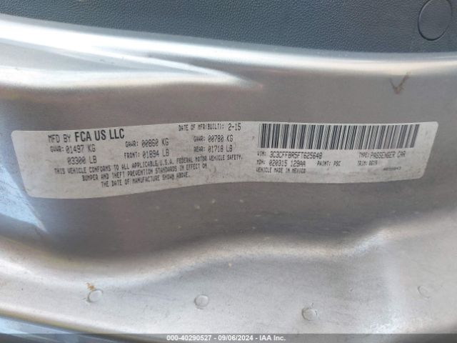 3C3CFFBR5FT625648 Fiat 500 SPORT