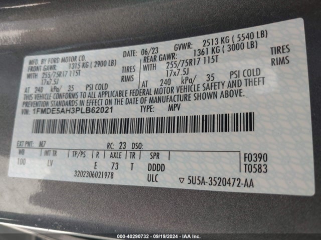 Ford Bronco Big Bend 2023 1FMDE5AH3PLB62021 Image 9