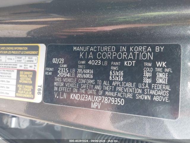 KNDJ23AUXP7879350 KIA SOUL LX