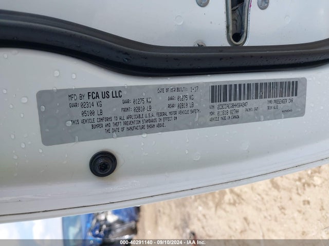 2C3CCAEG8HH564247 Chrysler 300C
