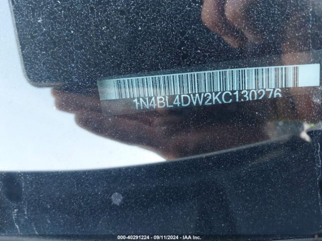 1N4BL4DW2KC130276 Nissan Altima 2.5 Sv