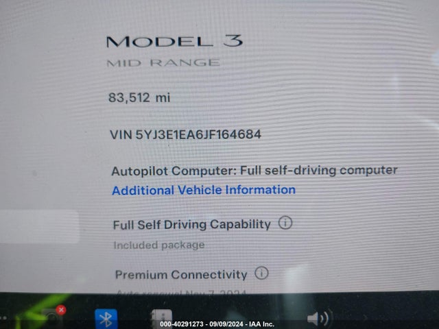 2018 TESLA MODEL 3 5YJ3E1EA6JF164684 Photo 6