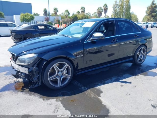 2009 MERCEDES-BENZ C 63 AMG WDDGF77XX9F327675 Photo 1