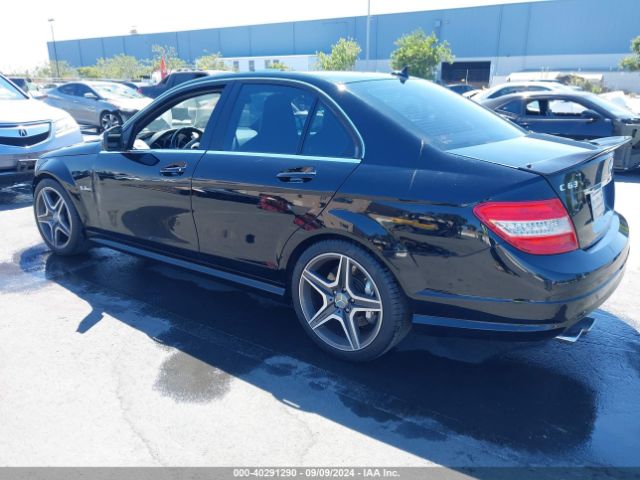 2009 MERCEDES-BENZ C 63 AMG WDDGF77XX9F327675 Photo 2