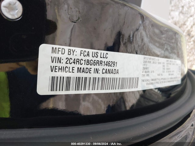 2C4RC1BG6RR146291 Chrysler Pacifica Touring L