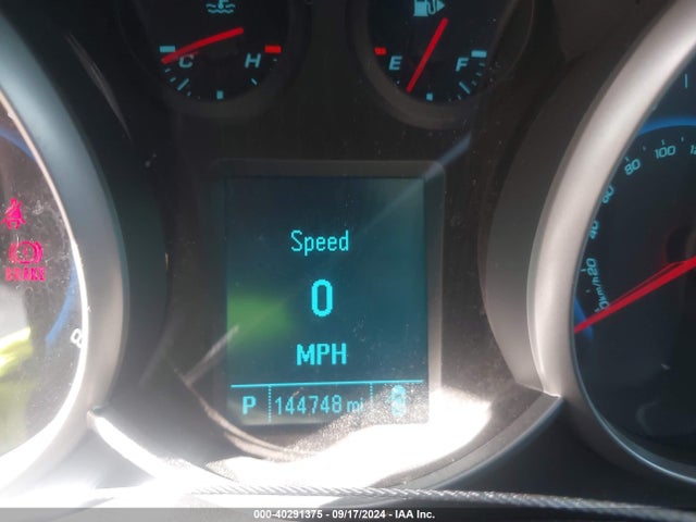 2012 Chevrolet Cruze Lt მანქანა იყიდება აუქციონზე, vin: 1G1PE5SC2C7308327, აუქციონის ნომერი: 40291375