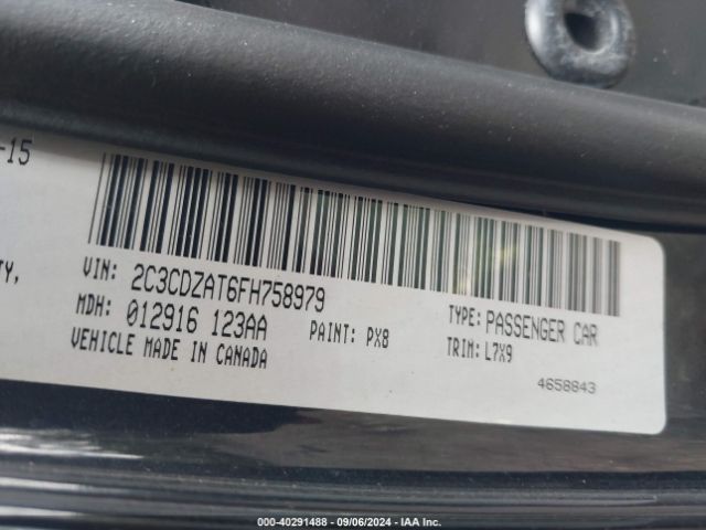 2C3CDZAT6FH758979 Dodge Challenger R/t