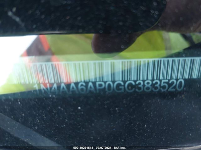 1N4AA6AP0GC383520 Nissan Maxima 3.5 Platinum/3.5 S/3.5 Sl/3.5 Sr/3.5 Sv
