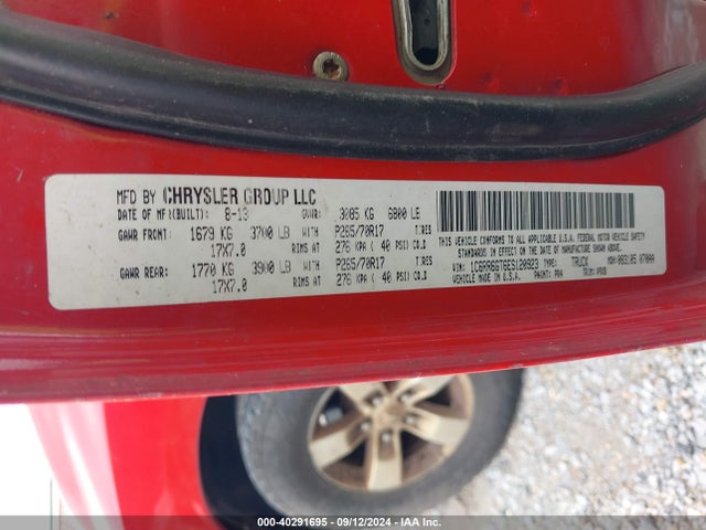 1C6RR6GT6ES120923 RAM 1500 Slt