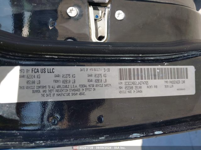 2C3CCABG1JH274765 Chrysler 300 300s
