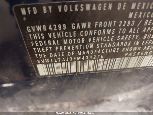 3VWLL7AJ3EM434225 Volkswagen Jetta 2.0l Tdi