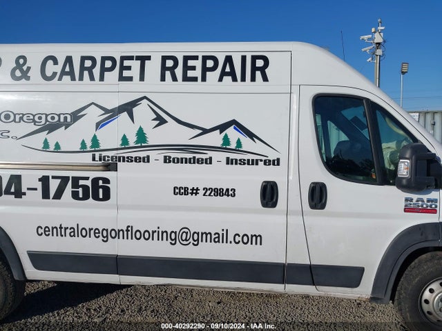 3C6TRVDG0KE528372 RAM Promaster 2500 High Roof 159 Wb