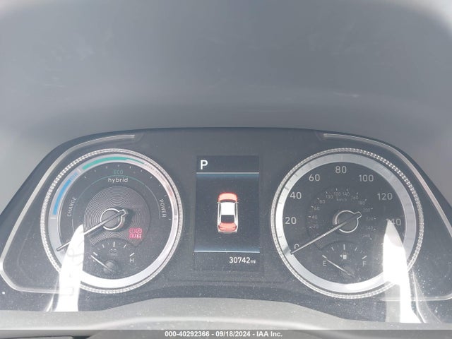 Hyundai Sonata Blue 2021 KMHL24JJ1MA030674 Image 7
