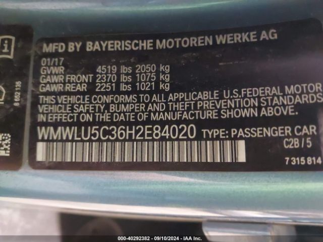 WMWLU5C36H2E84020 Mini Clubman Cooper S