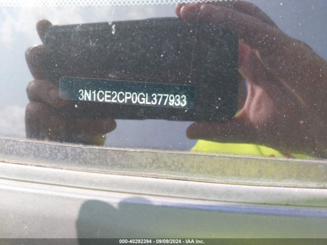 3N1CE2CP0GL377933 Nissan Versa Note S (sr)/s Plus/sl/sr/sv