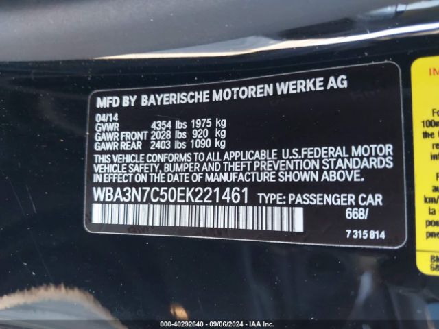 WBA3N7C50EK221461 BMW 428i