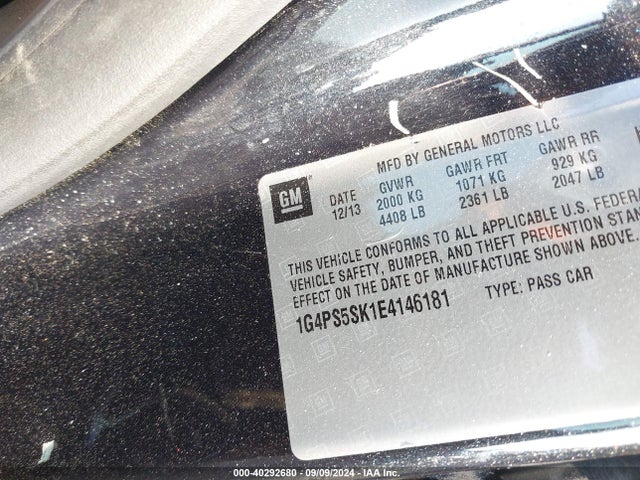 1G4PS5SK1E4146181 Buick Verano Leather Group