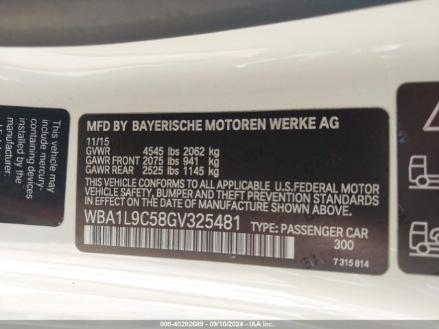 WBA1L9C58GV325481 BMW 228i Xdrive