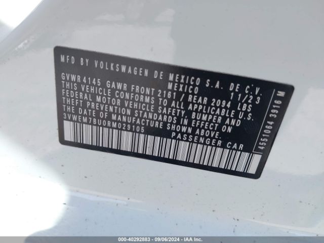 3VWEM7BU0RM029105 Volkswagen Jetta 1.5t Se