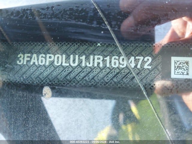 Ford Fusion Hybrid Se 2018 3FA6P0LU1JR169472 Image 9