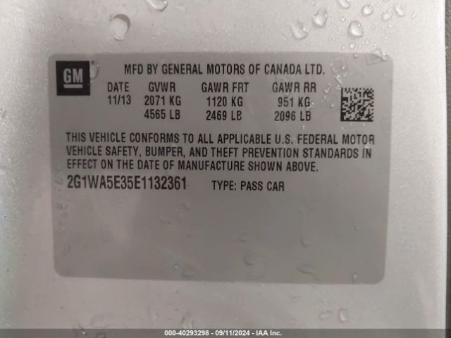 2G1WA5E35E1132361 Chevrolet Impala Limited Ls